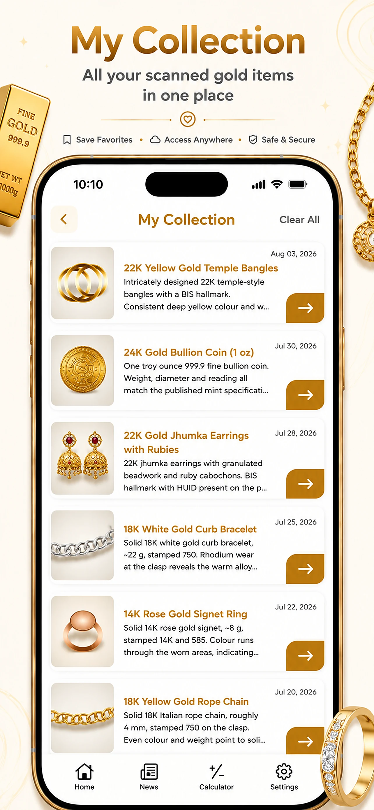 Gold Identifier screenshot